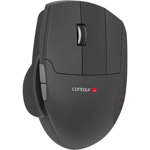 Rent to own Contour Design - Unimouse Ergonomic Wired Mouse for Right-Handed - Black