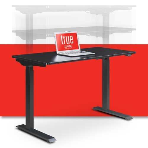 Rent to own True Seating - Ergo Electric Height Adjustable Standing Desk - Black