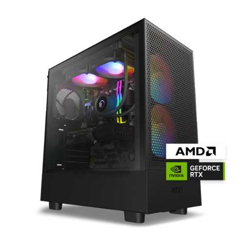 Rent to own NZXT Player: Two Gaming Desktop - AMD Ryzen 7 7700X - 32GB RAM NVIDIA - GeForce RTX 4070 Super - 1TB NVMe SSD - Black