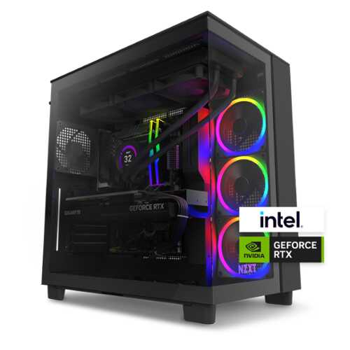 Rent to own NZXT Player: Three Gaming Desktop - Intel Core i9-14900KF - 64 GB RAM - NVIDIA GeForce RTX 4080 Super - 2TB NVMe SSD - Black