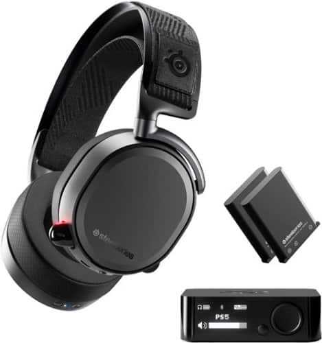 Rent to own SteelSeries - Arctis Pro Wireless DTS Headphone:X v2.0 Surround Sound Gaming Headset for PS4 and PC - Black