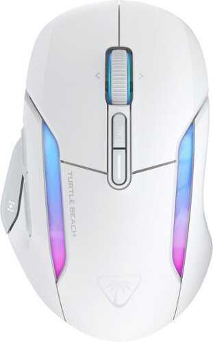 Rent to own Turtle Beach - Kone II Air Wireless Optical Gaming Mouse with RGB Lighting - Arctic White