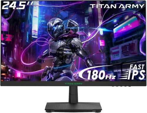 Rent to own Titan-army - P2510G 24.5” Gaming Monitor, IPS 1ms GTG 180Hz 1920×1080 FHD FreeSync 99% sRGB with HDR10 (DisplayPort, HDMI) - Black