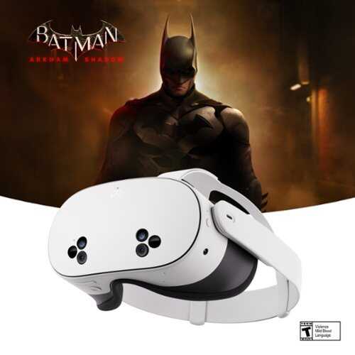 Rent to own Meta Quest 3S 128GB — Get Batman: Arkham Shadow and a 3-Month Trial of Meta Quest+ Included — All-In-One Headset - White