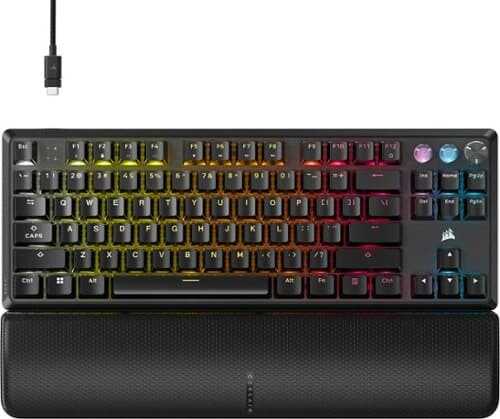 Rent to own CORSAIR - K70 PRO TKL Wired Hall Effect Programmable Gaming Keyboard with Rapid Trigger - Black