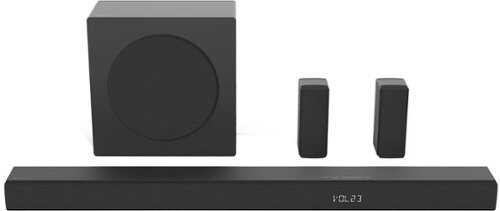 Rent to own Hisense 5.1 Channel 540W Soundbar with Wireless 6.5" Subwoofer and 2 Rear Speakers (HS5100) - Black