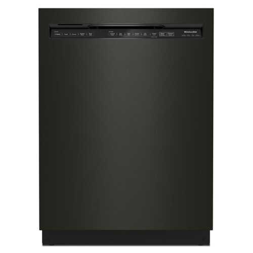 Rent to own KitchenAid - 24" Top Control Built-in Stainless Steel Tub Dishwasher with 3rd Rack, 40+ Total Wash Jets and 41 dBA - Black Stainless Steel