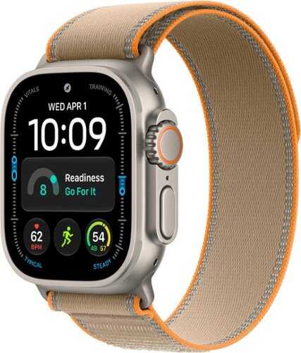 Rent to own Apple Watch Ultra 4 (GPS + Cellular) 49mm Titanium Case with Sand Trail Loop - S/M - Natural (AT&T) - (2026)