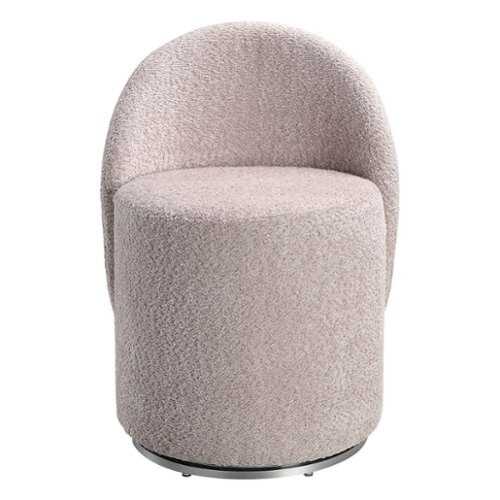 Rent to own OSP Home Furnishings - Lystra Swivel Vanity Chair - Dusty Rose