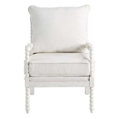 Rent to own OSP Home Furnishings - Kaylee Spindle Chair - White Linen
