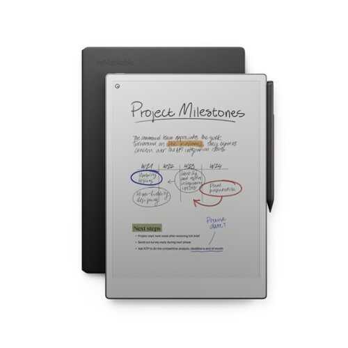 Rent to own reMarkable Paper Pro - 11.8" Paper Tablet with Marker Plus and Premium Leather Book Folio - Black