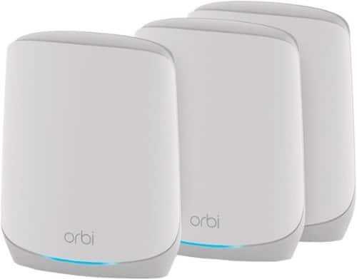 Rent to own NETGEAR - Orbi 660 Series AX3800 Tri-Band Mesh Wi-Fi 6 System (3-pack) - White