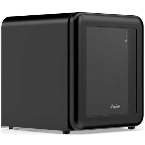 Rent to own Cooluli Decor 1.7 cuft Glass Beverage Cooler (Black) - Black