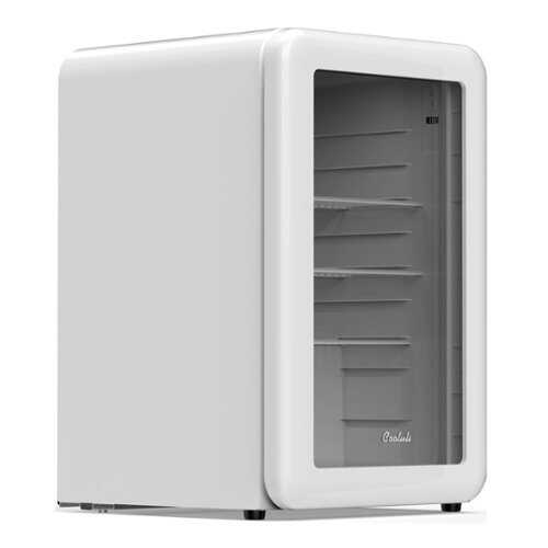 Rent to own Cooluli Decor 2.4 CuFt Glass Door Beverage Cooler (White) - White