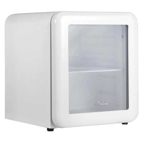 Rent to own Cooluli Decor 1.7 cuft Glass Beverage Cooler (White) - White