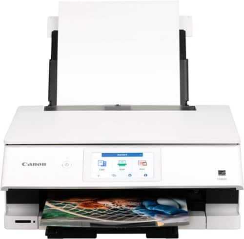 Rent to own Canon - PIXMA TS8820 Wireless All-In-One Inkjet Printer - White