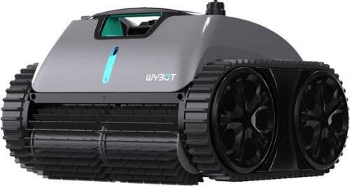 Rent to own Wybot - C1 Pro Cordless Robotic Pool Cleaner for In-Ground Pools up to 1615sq.ft, Pool Vacuum wiht Infrared Sensors - Gray