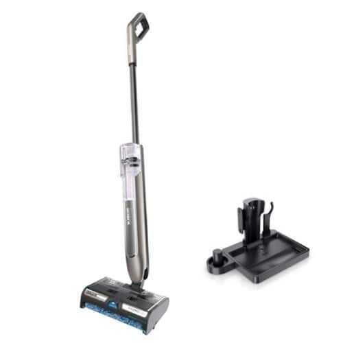 Rent to own Shark - HydroDuo with Dirt-Reveal Technology, Cordless wet & dry hard floor cleaner picks up, mops, & scrubs - Stone Metallic