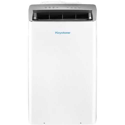 Rent to own Keystone - 14,000 BTU ASHRAE/12,000 BTU DOE Portable Inverter Air Conditioner with Remote Control - White