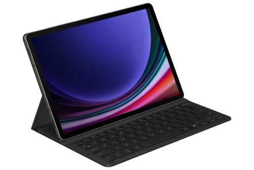 Rent to own Samsung - Galaxy Tab S9/S9 FE Book Cover Keyboard Slim - Black