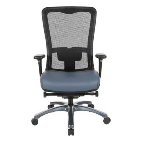 Rent to own OSP Home Furnishings - ProGrid High Back Chair in Dillon - Blue