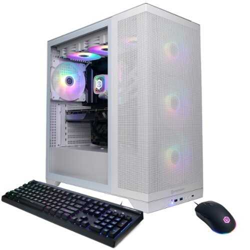 Rent to own CyberPowerPC - Gamer Supreme Gaming Desktop - Intel Core Ultra 9 285K - 32GB Memory - NVIDIA GeForce RTX 4070 SUPER 12GB - 2TB SSD - White