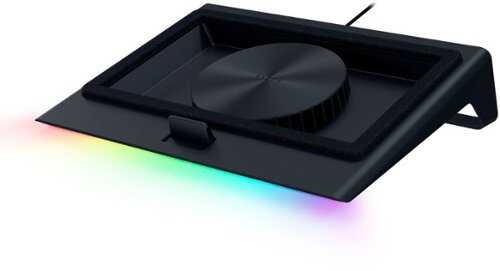 Rent to own Razer - Laptop Cooling Pad with Intelligent Fan Control and Chroma RGB for Laptops 14" to 18" - Black