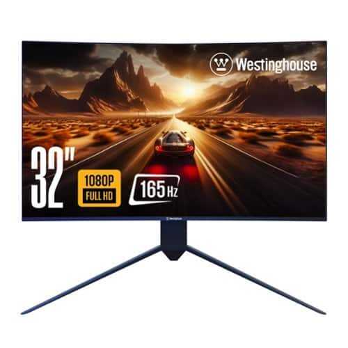 Rent to own Westinghouse - 32" Curved Full HD GamingMonitor - Black