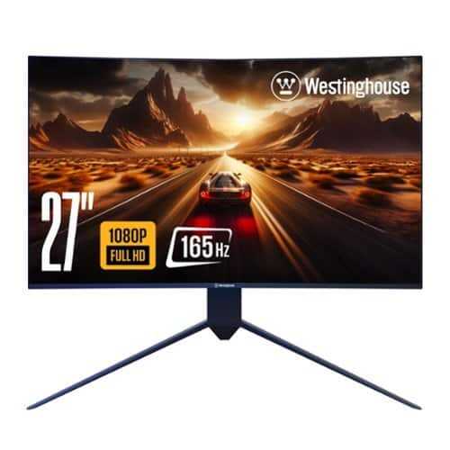 Rent to own Westinghouse - 27" Curved Full HD Gaming Monitor - Black