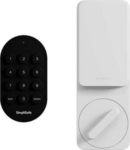 Rent to own SimpliSafe - Smart Lock Series 2 - White - White