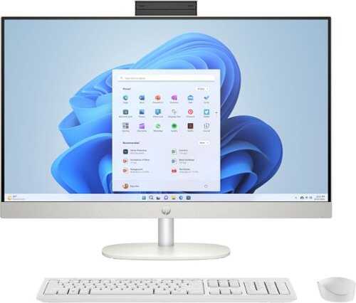 Rent to own HP - 27" Full HD Touch-Screen All-in-One with Adjustable Height - Intel Core Ultra 7 - 16GB Memory - 512GB SSD - Shell White