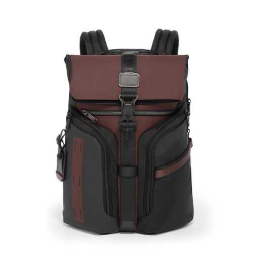 Rent to own TUMI - Alpha Bravo Logistics Flap Lid Backpack - Oxblood