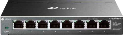 Rent to own TP-Link - 8-Port 2.5G Multi-Gigabit Desktop Switch - Black