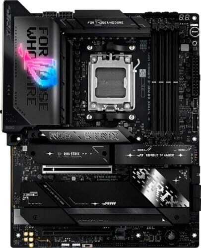 Rent to own ASUS - ROG STRIX X870E-E GAMING WIFI (Socket AM5) AMD X870 ATX DDR5 Wi-Fi 7 Motherboard - Black