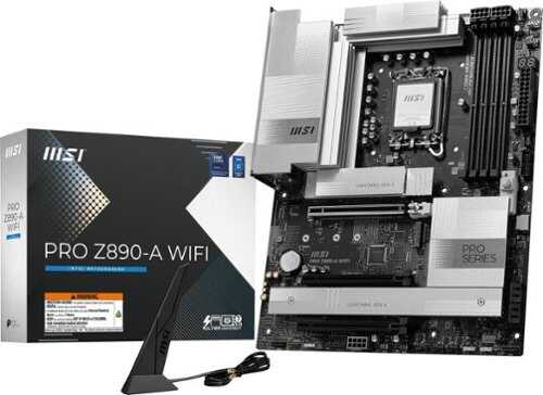 Rent to own MSI PRO Z890-A WIFI (Socket LGA 1851) Intel Z890 ATX DDR5 Wi-Fi 7 Motherboard - Black