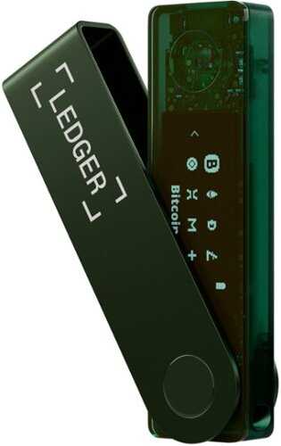 Rent to own Ledger - Nano X Crypto Hardware Wallet - Bluetooth - Emerald Green