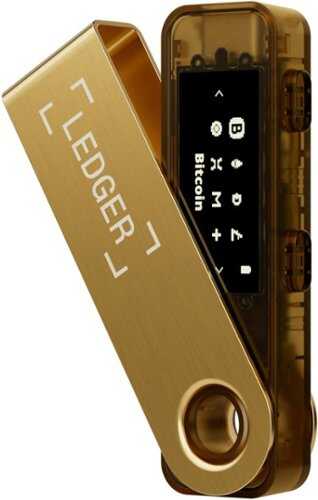 Rent to own Ledger - Nano S Plus Crypto Hardware Wallet - Bluetooth - Gold