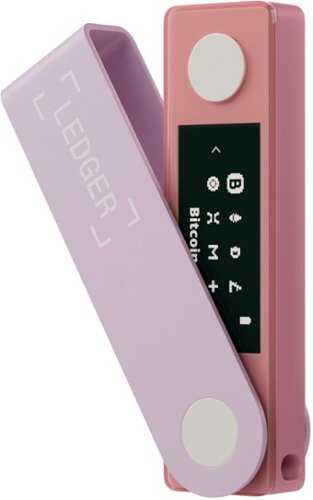 Rent to own Ledger - Nano X Crypto Hardware Wallet - Bluetooth - Pastel Pink