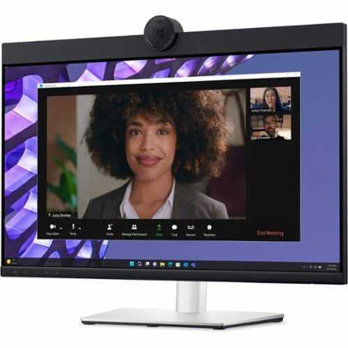 Rent to own Dell - 23.8" IPS LED FHD 75Hz Monitor (USB, HDMI) - Black, Silver, Dual Color