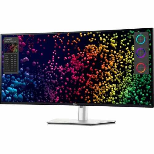 Rent to own Dell - UltraSharp 39.7" IPS LED Curved 120Hz Monitor with HDR (USB, HDMI) - Black, Silver, Dual Color