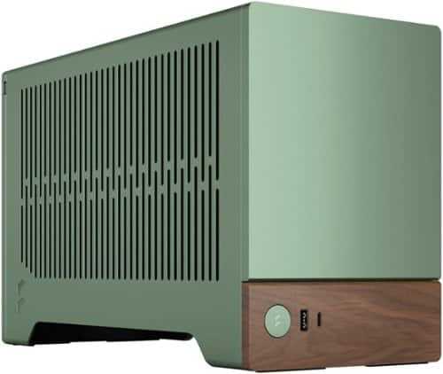 Rent to own Fractal Design - Terra Jade Mini-ITX Small Form Factor PC Case with PCIe 4.0 Riser - Jade