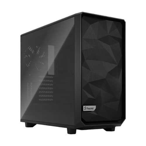 Rent to own Fractal Design - Meshify 2 Black ATX Dark Tinted Tempered Glass Window Mid-Tower PC Case - Black