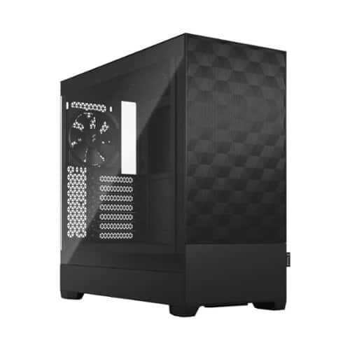 Rent to own Fractal Design - Pop Air Black TG ATX High-Airflow Clear Tempered Glass Window Mid-Tower PC Case - Black