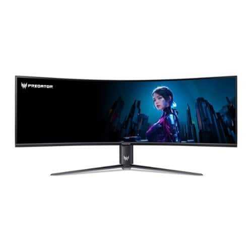 Rent to own Acer - 57" Min LED Curved 120Hz 1ms FreeSync Monitor with HDR 1000 (Display Port,HDMI) - Black