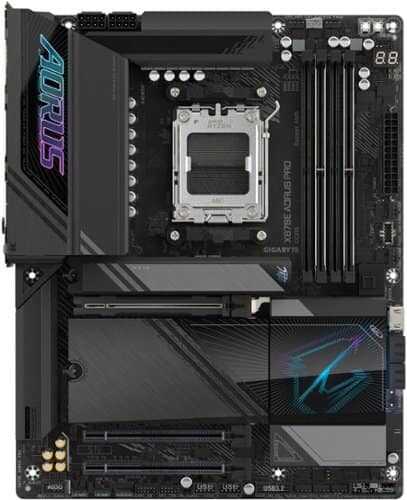 Rent to own GIGABYTE - X870E AORUS PRO (Socket AM5) AMD X870 ATX DDR5 Wi-Fi 7 Motherboard - Black