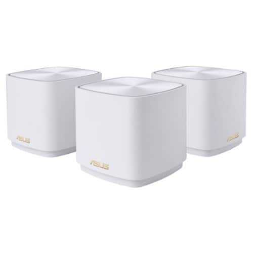 Rent to own ASUS - ZenWiFi AX1800 Mini XD4 Dual-Band Wireless-AX Mesh Wi-Fi System (3-pack) - White