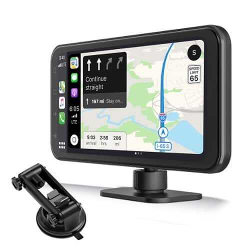 Rent to own Rexing - CPStream Wireless Multimedia Receiver with CarPlay & Android Auto - Black