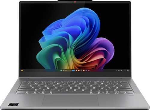 Rent to own Lenovo - IdeaPad 5x - Copilot+ PC - 2-in-1 14" (WUXGA) Touchscreen Laptops-  Snapdragon X Plus - 16GB - 512GB SSD - Luna Grey