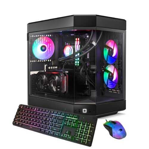 Rent to own iBUYPOWER - Y60 Gaming Desktop PC - Intel Core Ultra 7 265KF- NVIDIA GeForce RTX 4070 Super 12GB- 32GB DDR5 RGB RAM - 2TB NVMe - Black