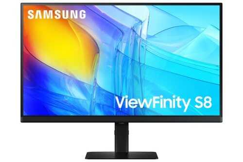 Rent to own Samsung - 27" ViewFinity S8 LED 4K UHD 60Hz Monitor with HDR (DisplayPort, HDMI, USB) - Black